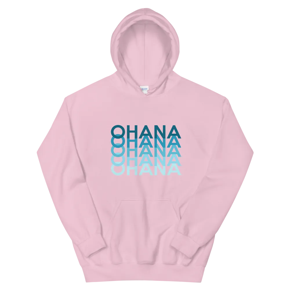 Blue Ohana Repeat *ADULT HOODIE*