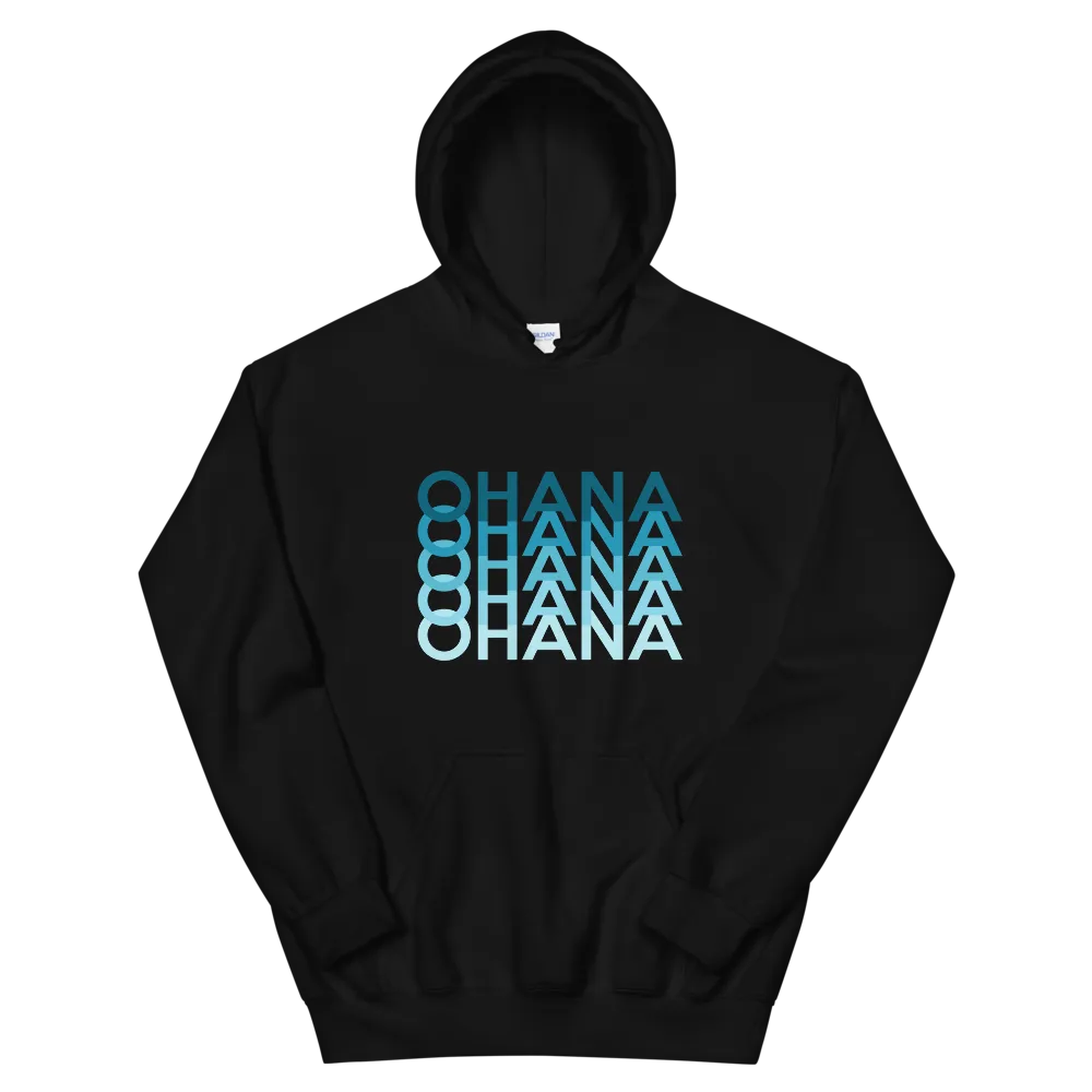 Blue Ohana Repeat *ADULT HOODIE*
