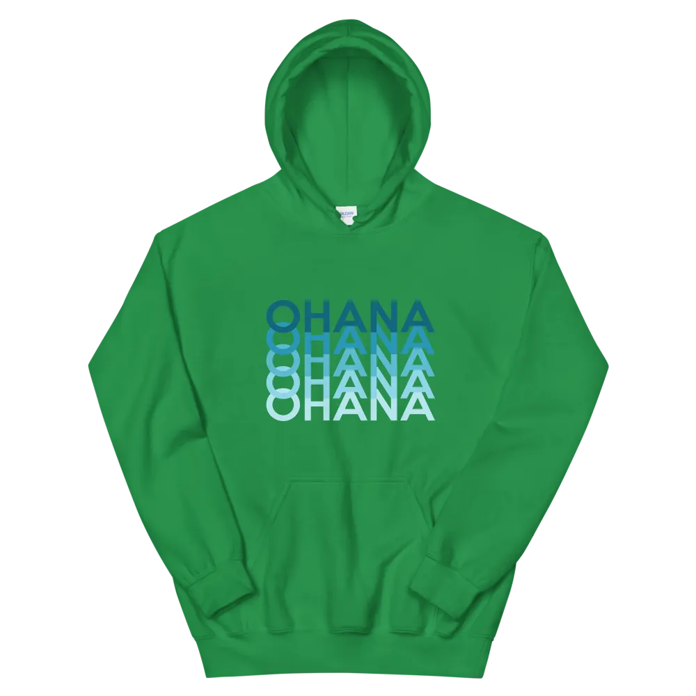 Blue Ohana Repeat *ADULT HOODIE*