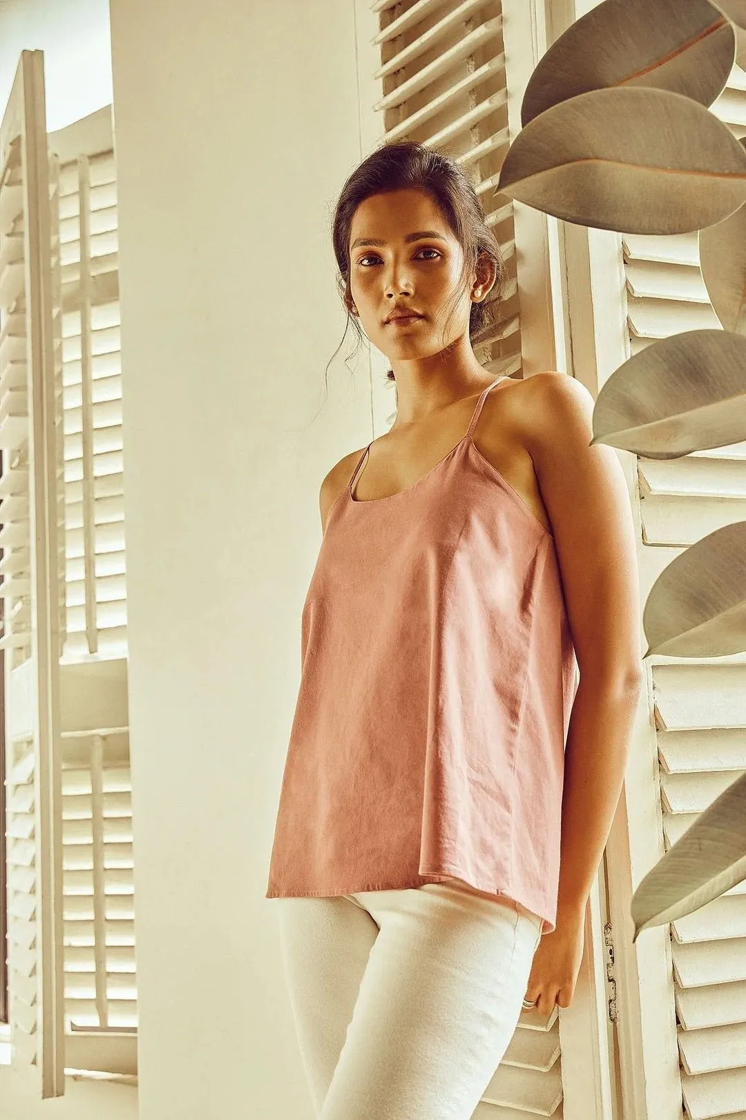 Blush Crossback Tank Top