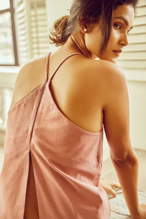 Blush Crossback Tank Top