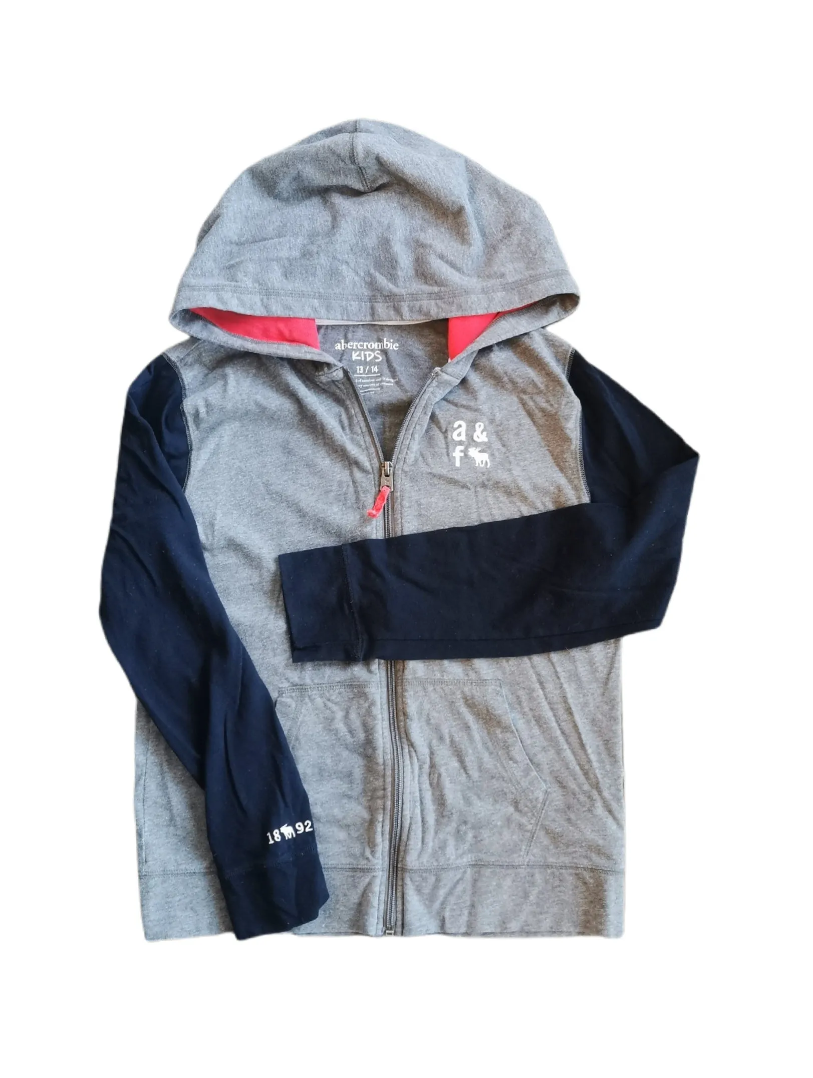 BOY SIZE 13/14 YEARS - ABERCROMBIE KIDS, Super Soft Cotton Hoodie VGUC B35