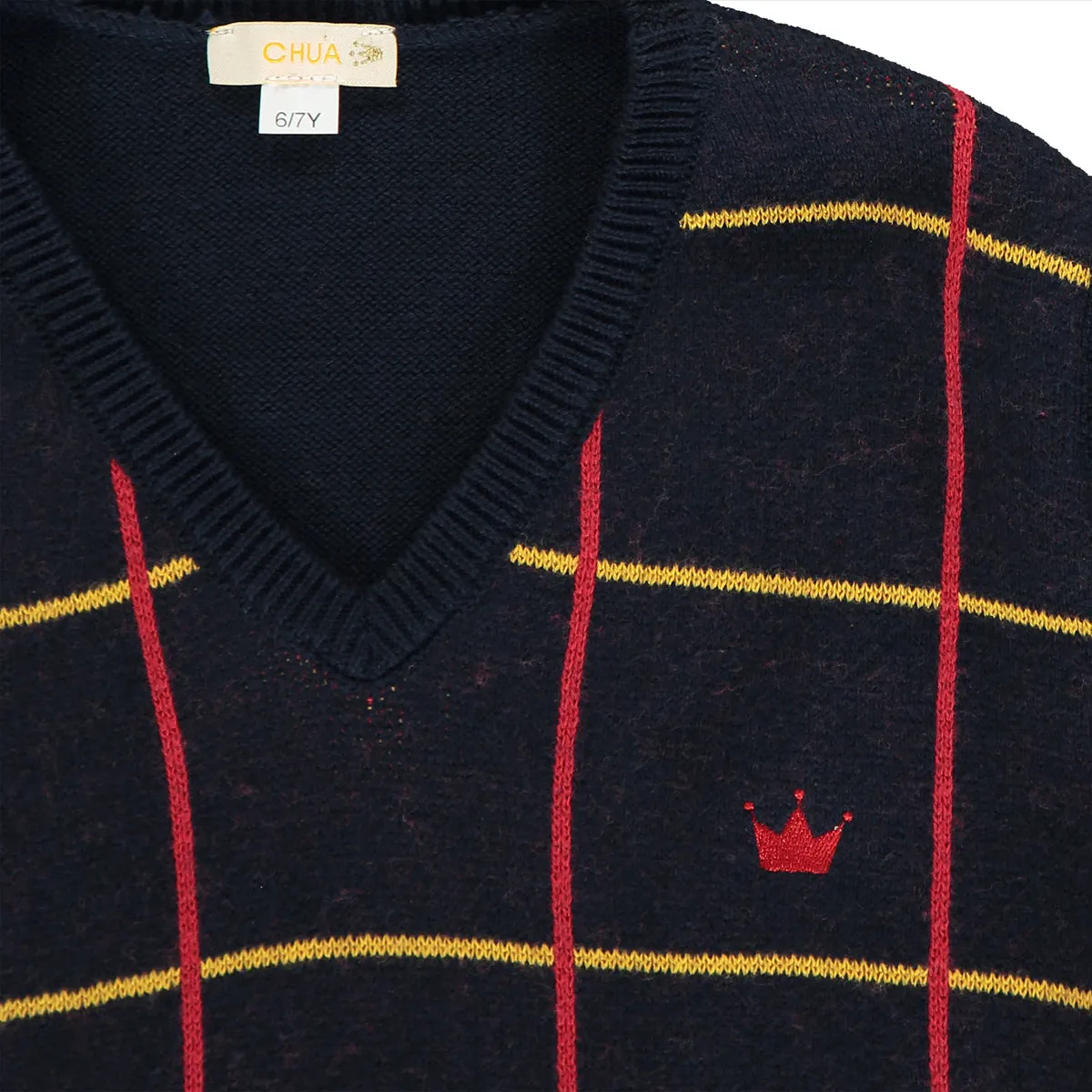 Boys Navy Blue Knitted Top
