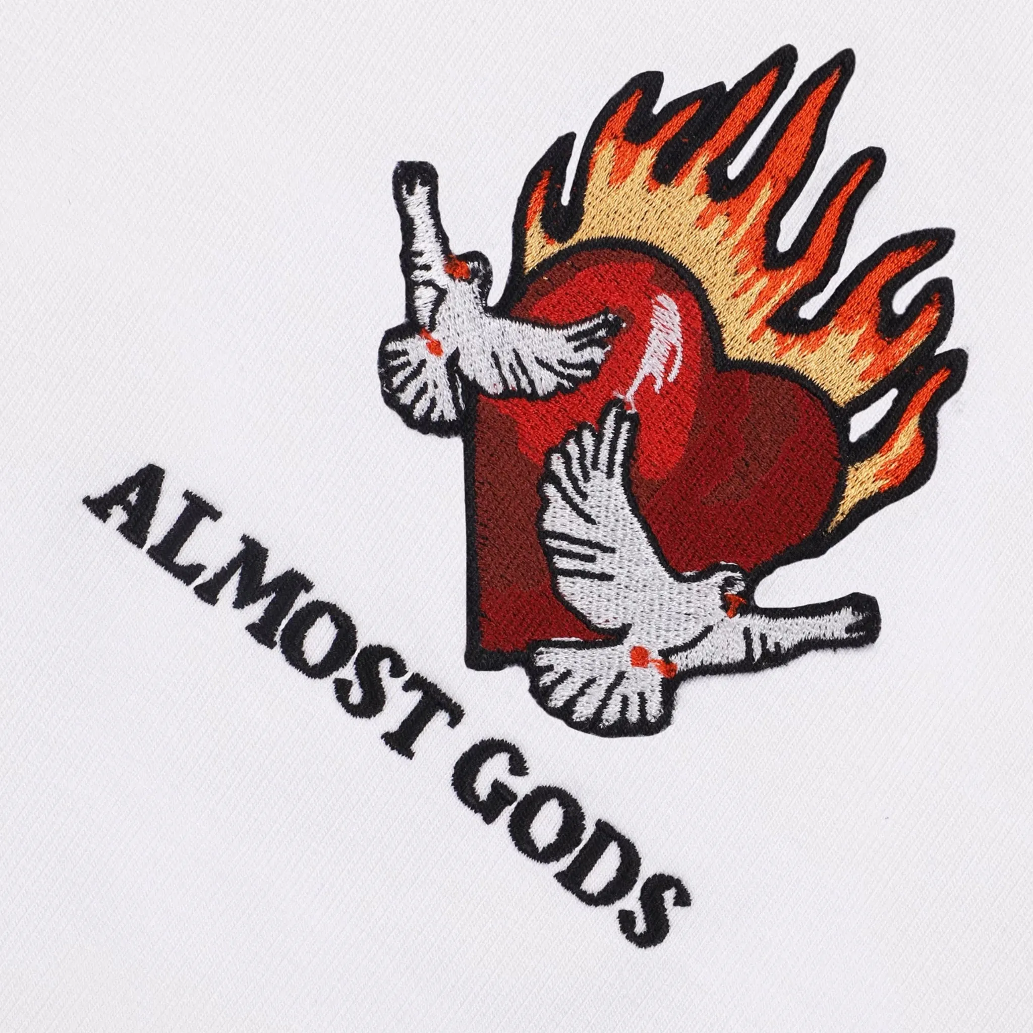 Burning Heart Tee (White)