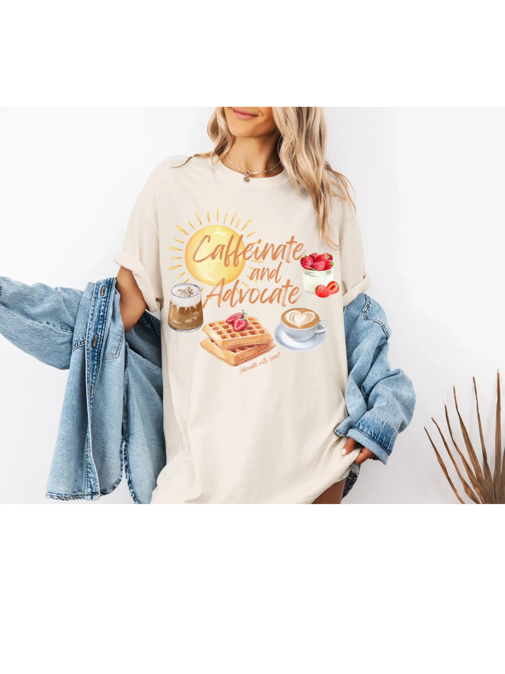 Caffeinate and Advocate Tee