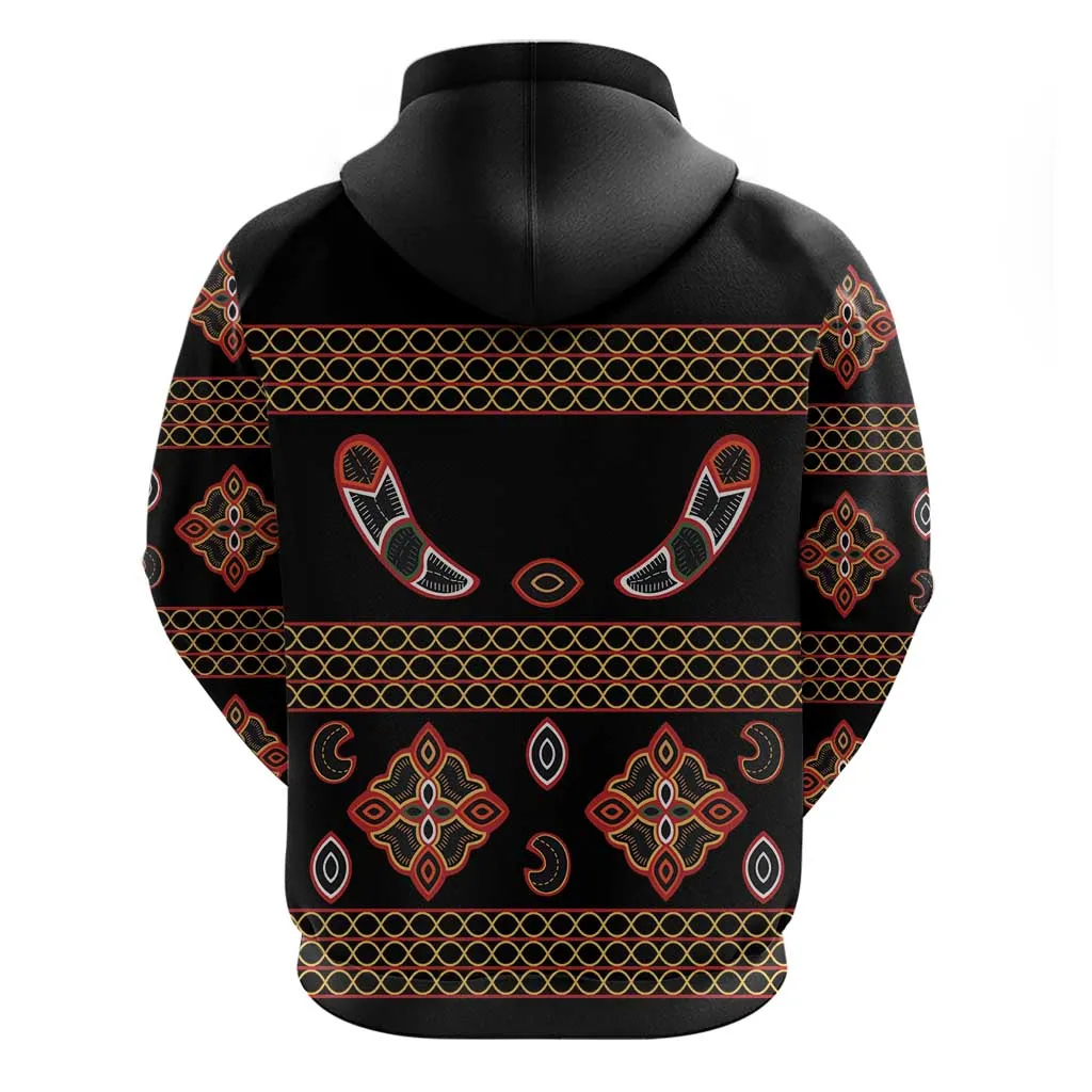 Cameroon Traditional Toghu Pattern Hoodie LT15