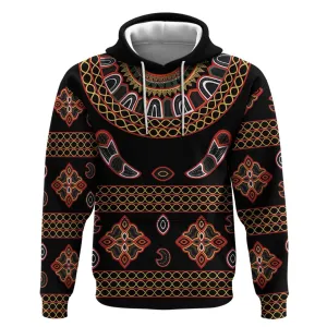 Cameroon Traditional Toghu Pattern Hoodie LT15