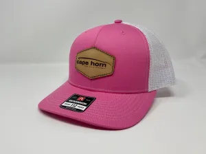 Cape Horn Structured Trucker Hat - Leather Patch Limited Edition Ladies