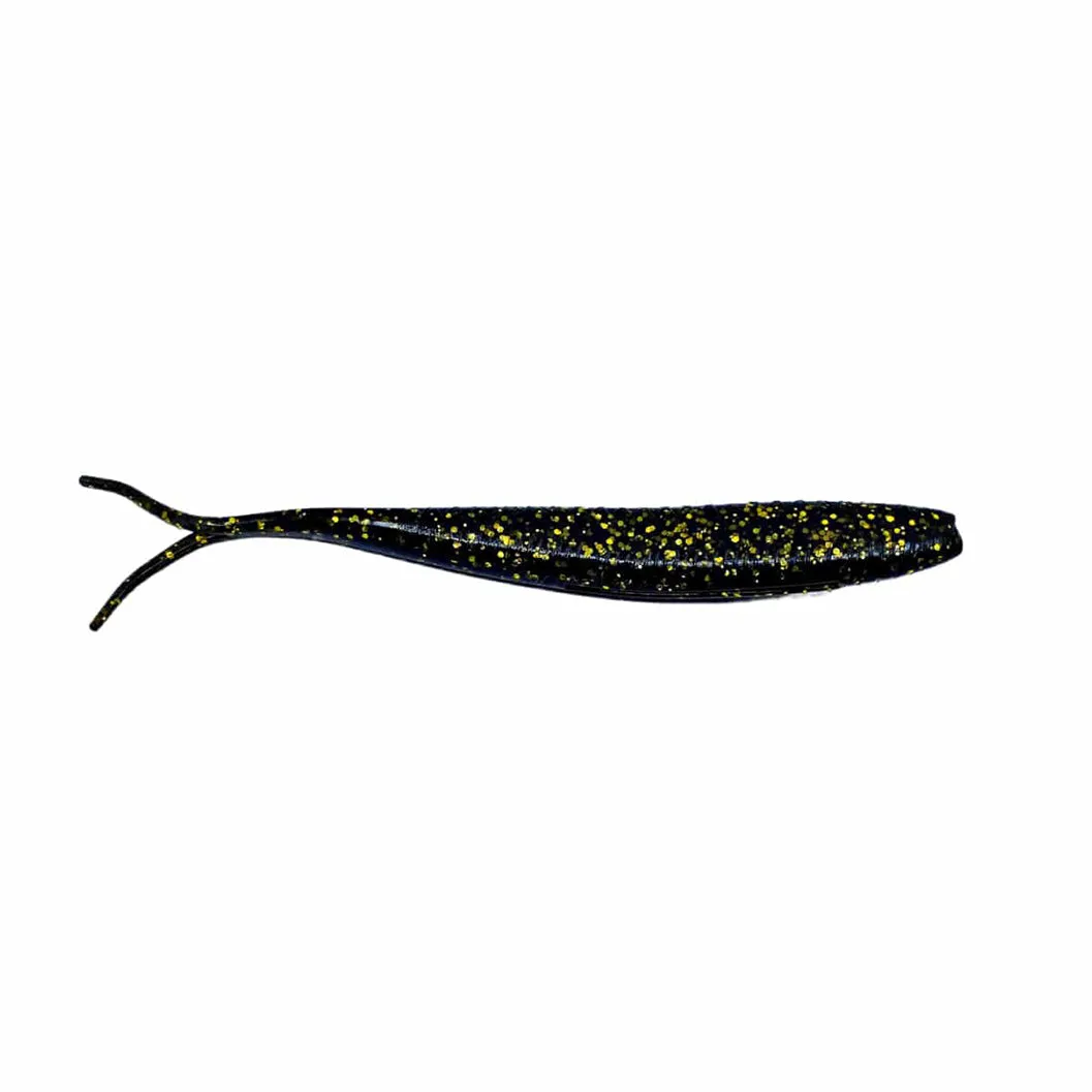 Catch Black Label Livies Softbait 5 or 7" Jerkshad - Black Ninja