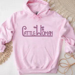 CattleWoman Eartag PURPLE Hoodie (S-3XL) Unisex - Multiple Colors!