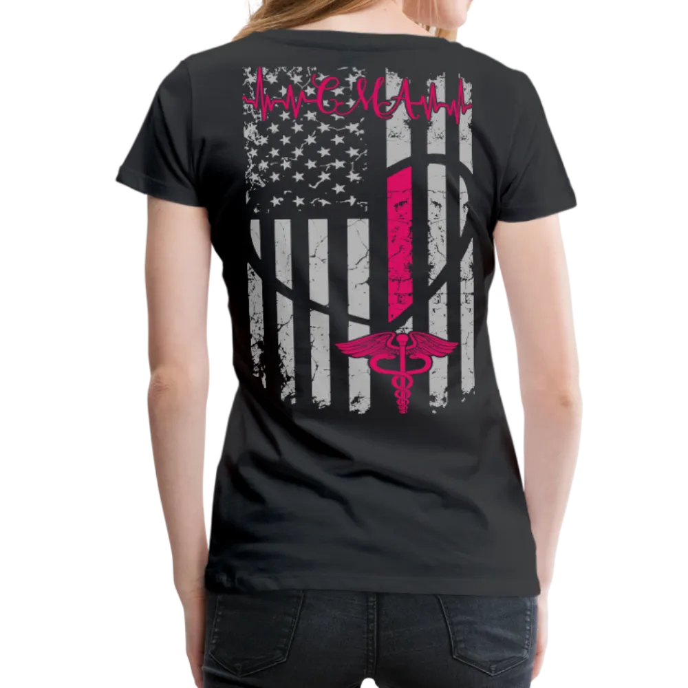 Certified Medical Assistant Women’s Premium T-Shirt (CK1891)