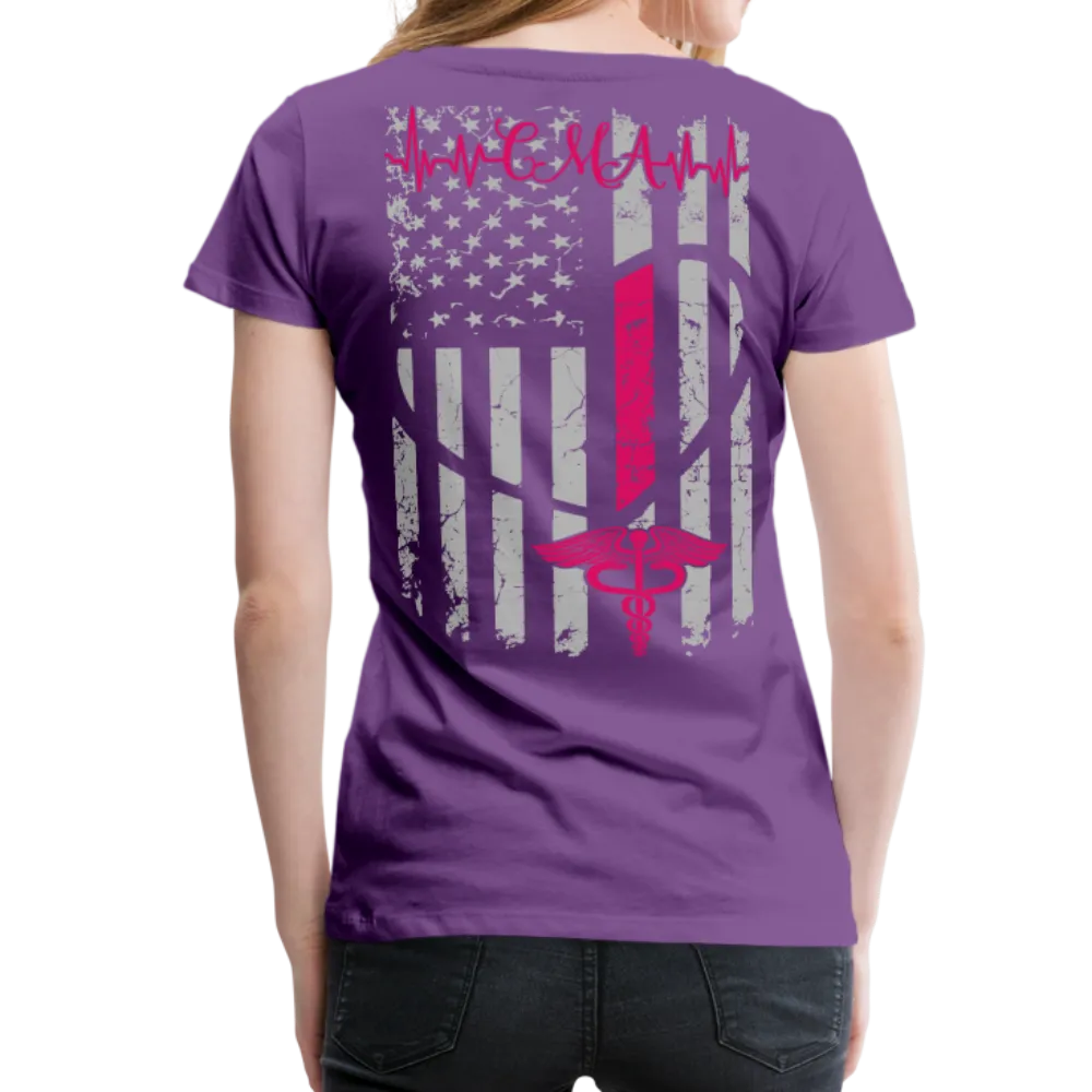 Certified Medical Assistant Women’s Premium T-Shirt (CK1891)