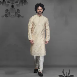 Champagne Beige Soft Taupe Kurta