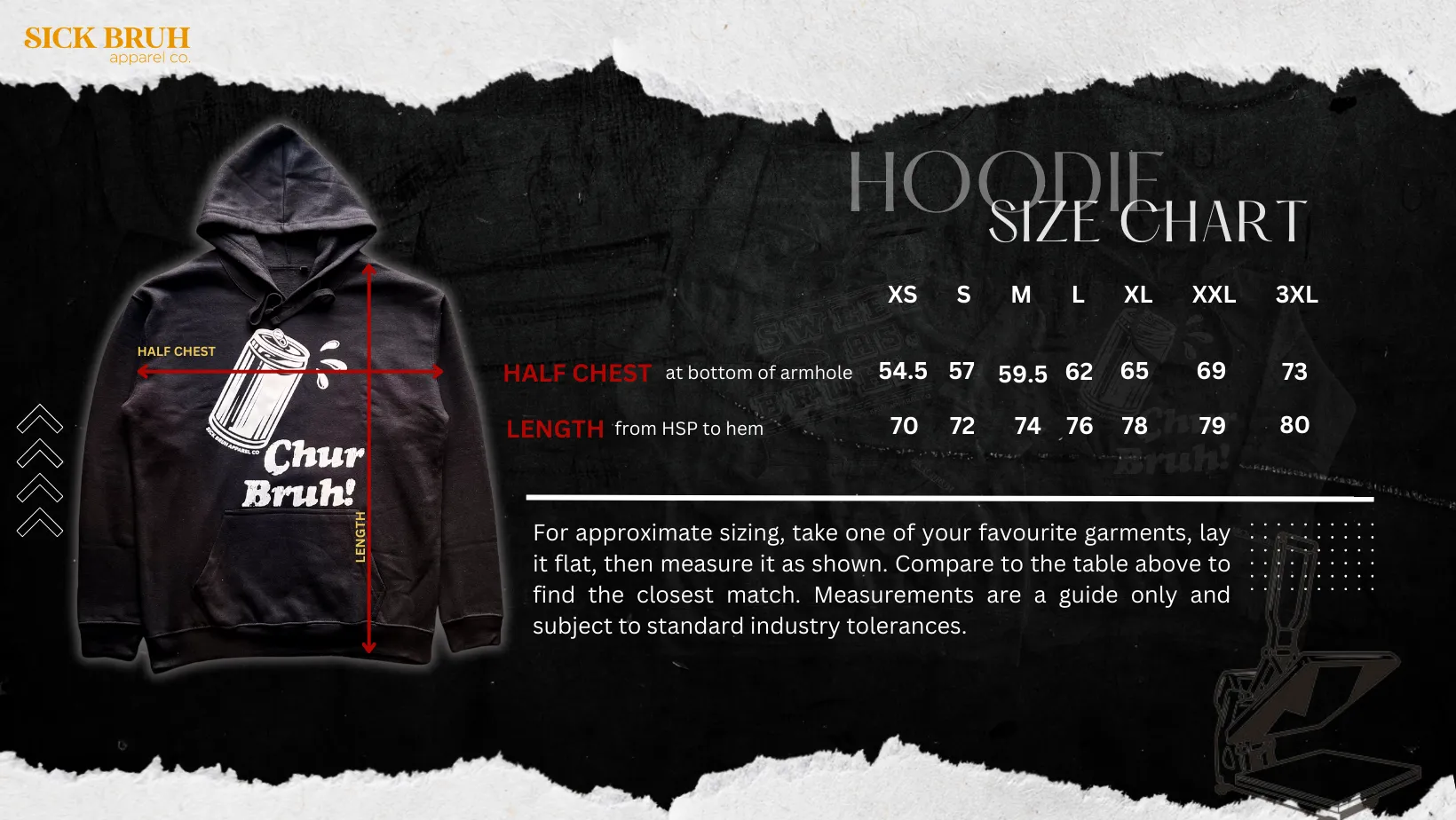 Charcoal/Maroon Sweet As Bruh Hoodie