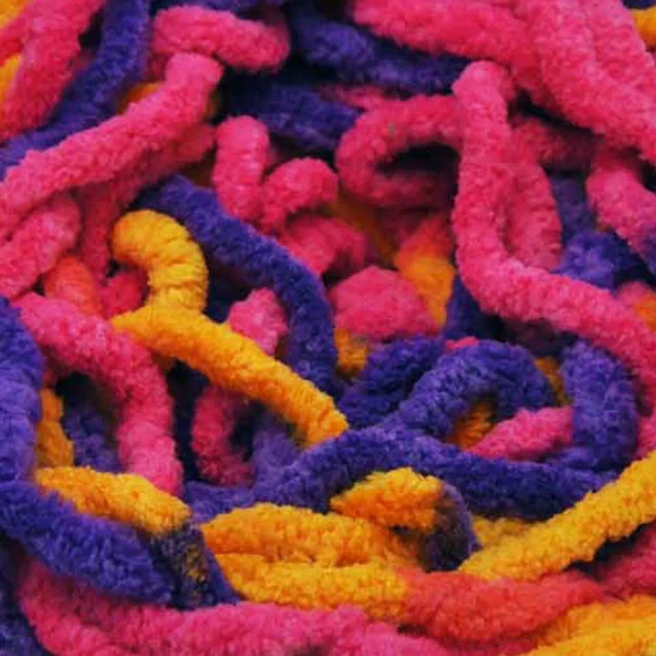 Chenille Blanket Yarn 100g 80m 12ply - Fantasy