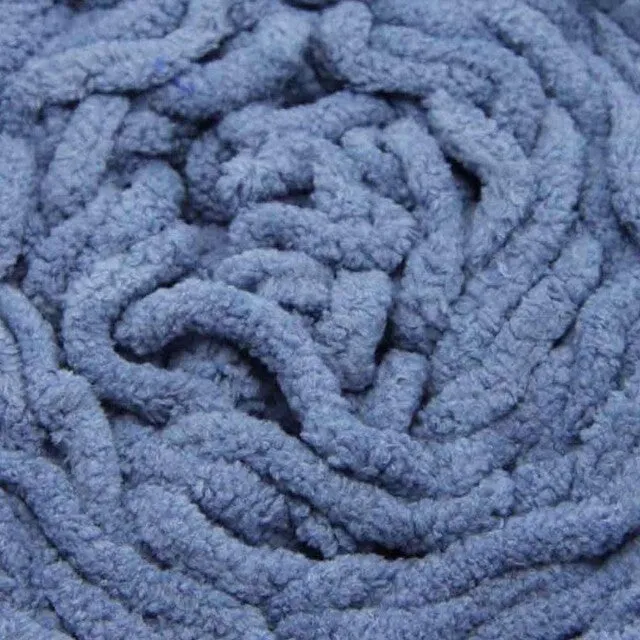 Chenille Blanket Yarn 100g 80m 12ply - Stone