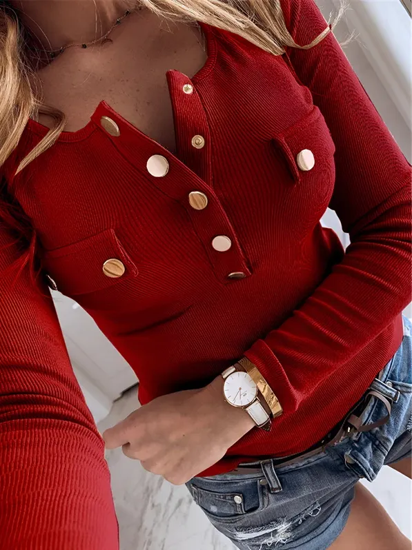 Christel - stylish and comfortable blouse with long sleeves