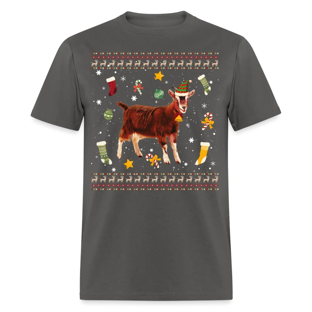 Christmas - Goat Ugly Sweater - Family Shirts Men, Woman Christmas T Shirts
