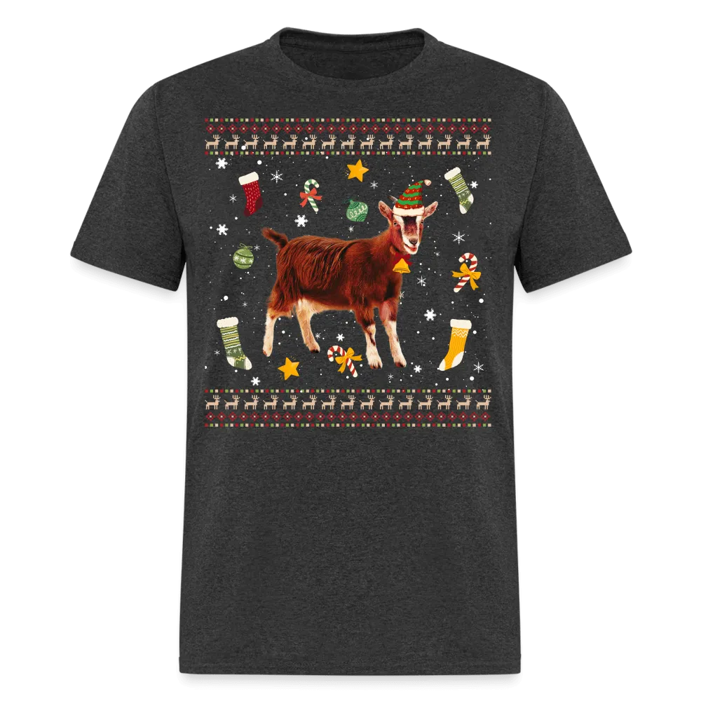 Christmas - Goat Ugly Sweater - Family Shirts Men, Woman Christmas T Shirts