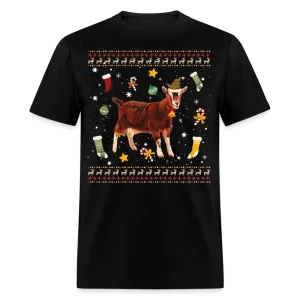 Christmas - Goat Ugly Sweater - Family Shirts Men, Woman Christmas T Shirts