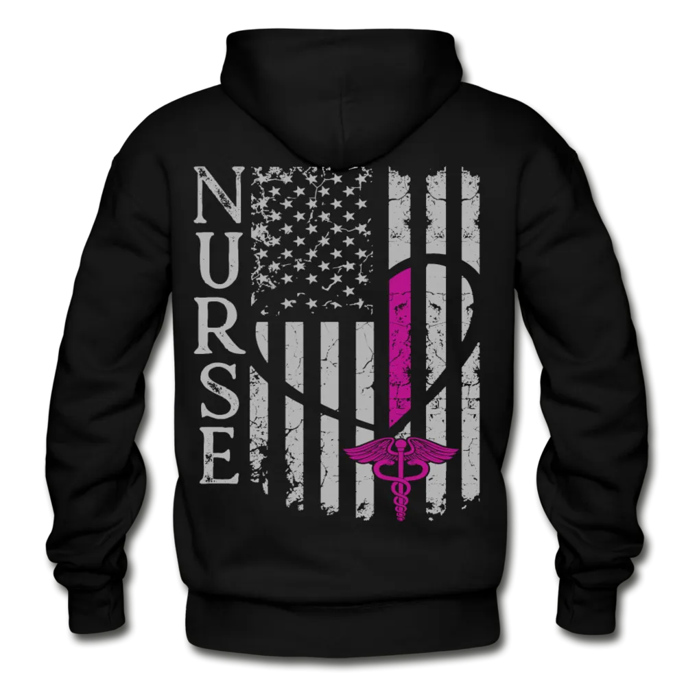 CL Nurse Flag Gildan Heavy Blend Adult Hoodie