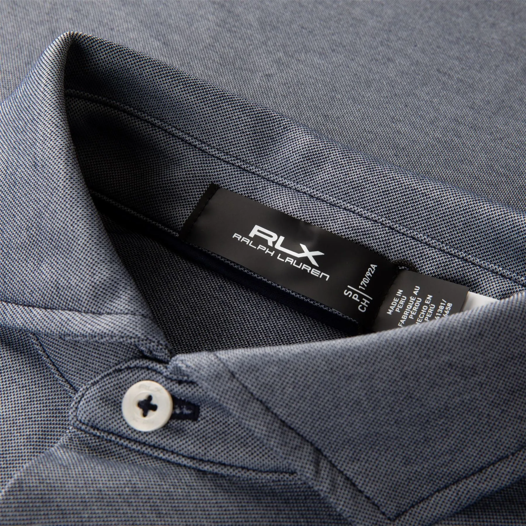 Classic Fit Performance Polo Shirt Refined Navy
