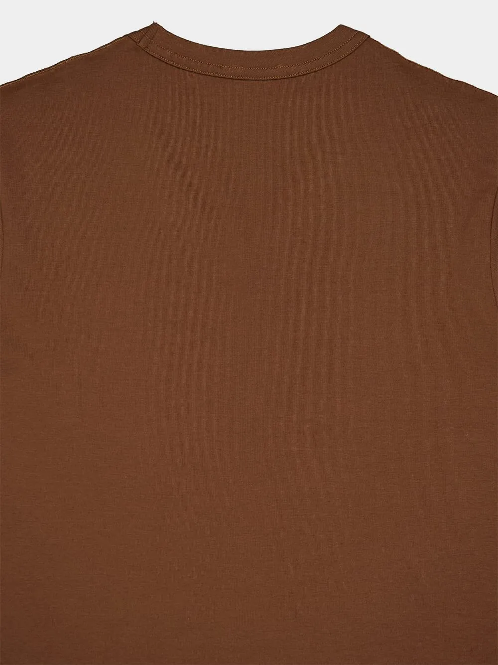 Classic V-Neck Brown T-Shirt