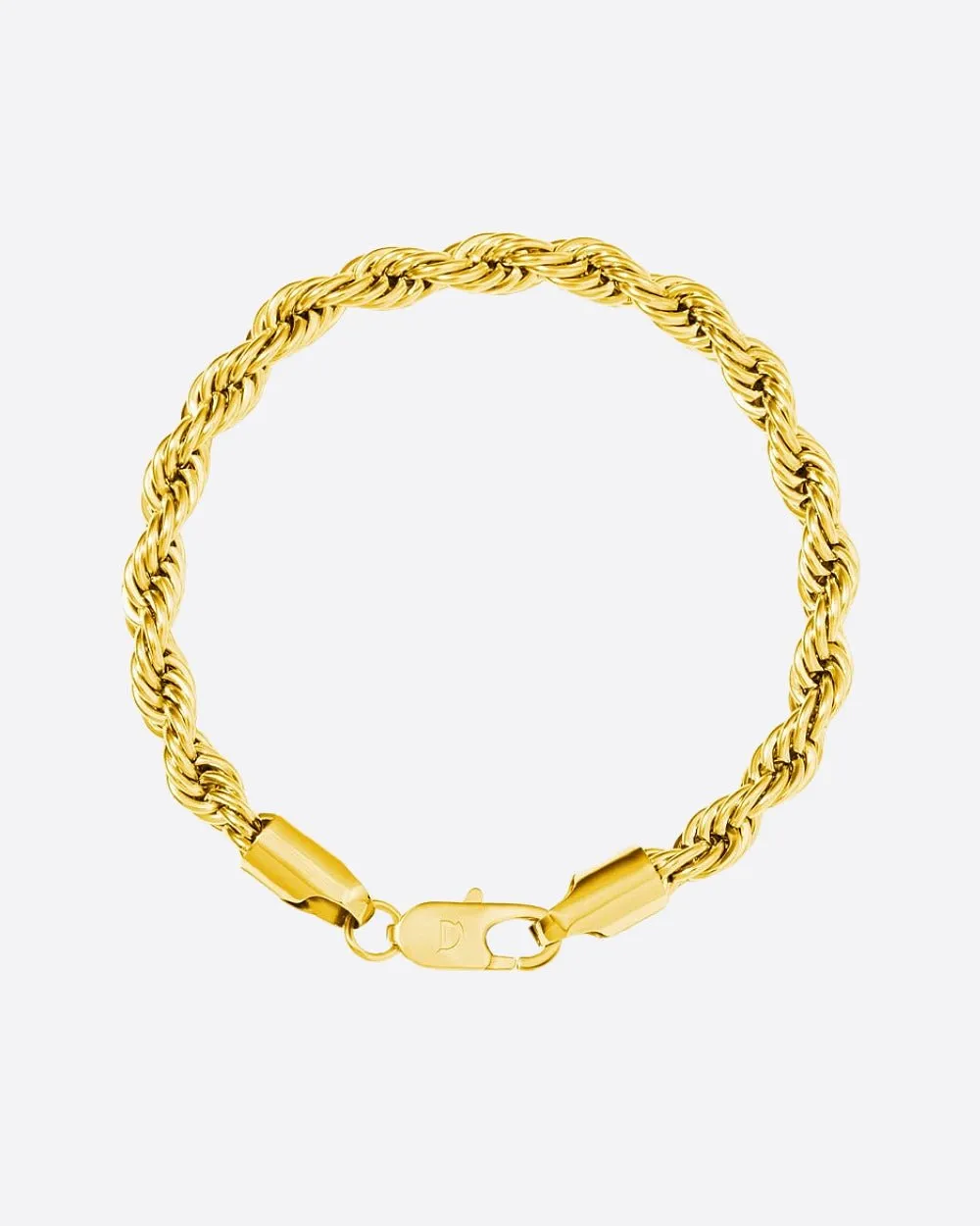 CLEAN ROPE BRACELET. - 6MM GOLD