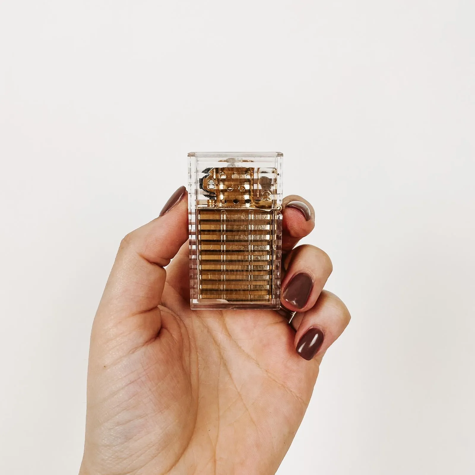 Clear Latitude Hard Edge Refillable Lighter
