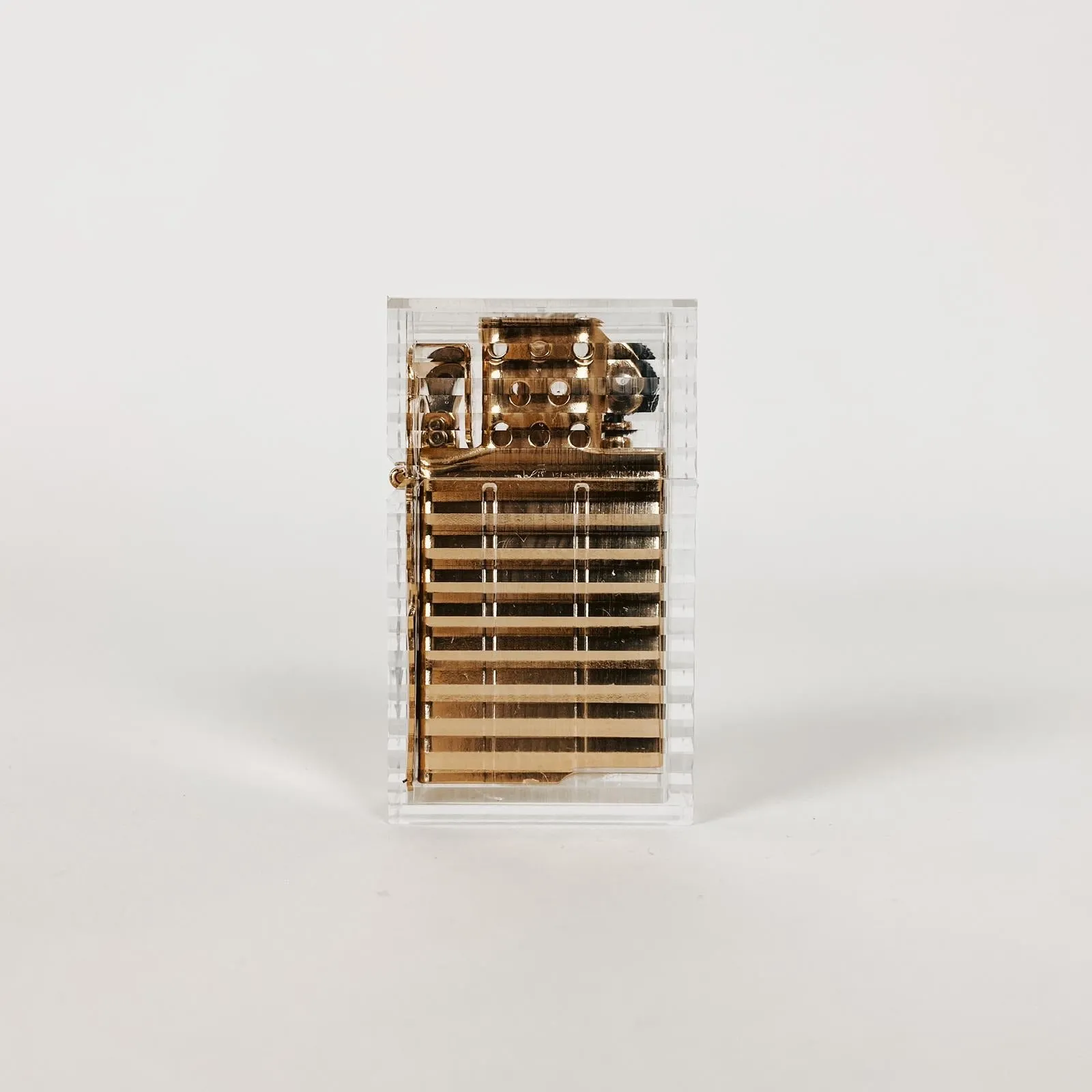 Clear Latitude Hard Edge Refillable Lighter
