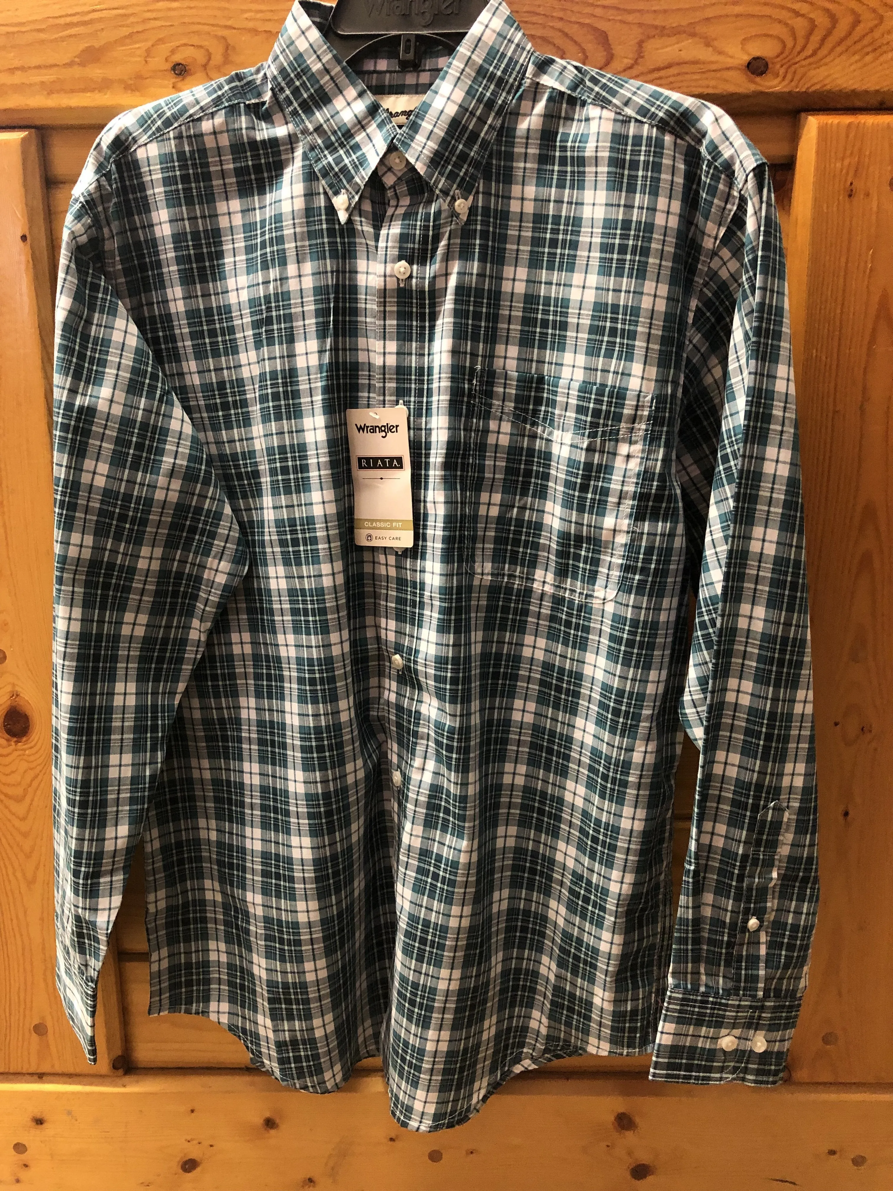 CLMR2125A-M-4 Colors Wrangler Shirt L/S Plaid "Riata"