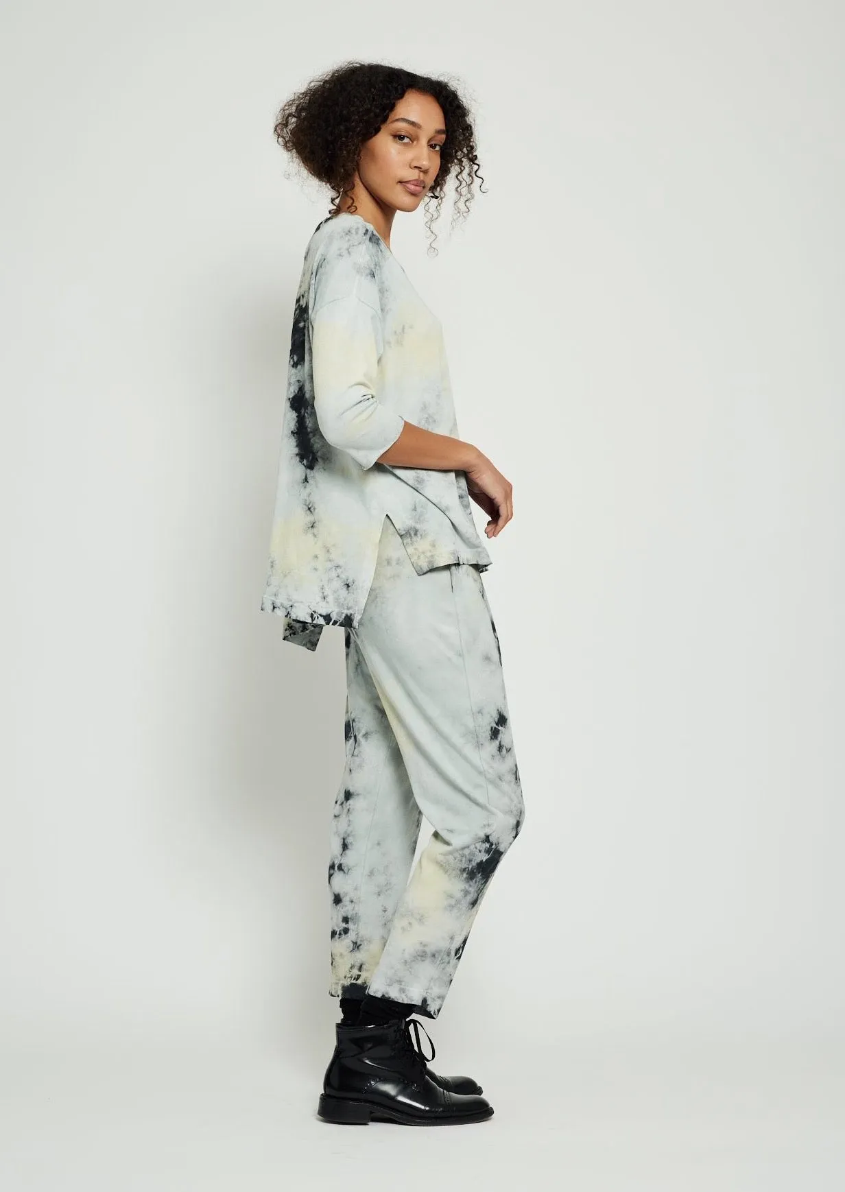 Cocoon Shirt, Black Lemon