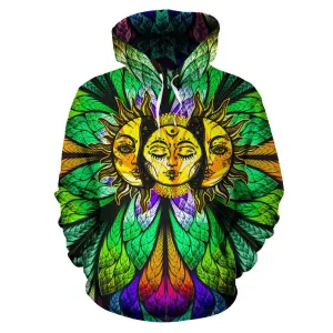 Colorful Sun Moon Hoodie