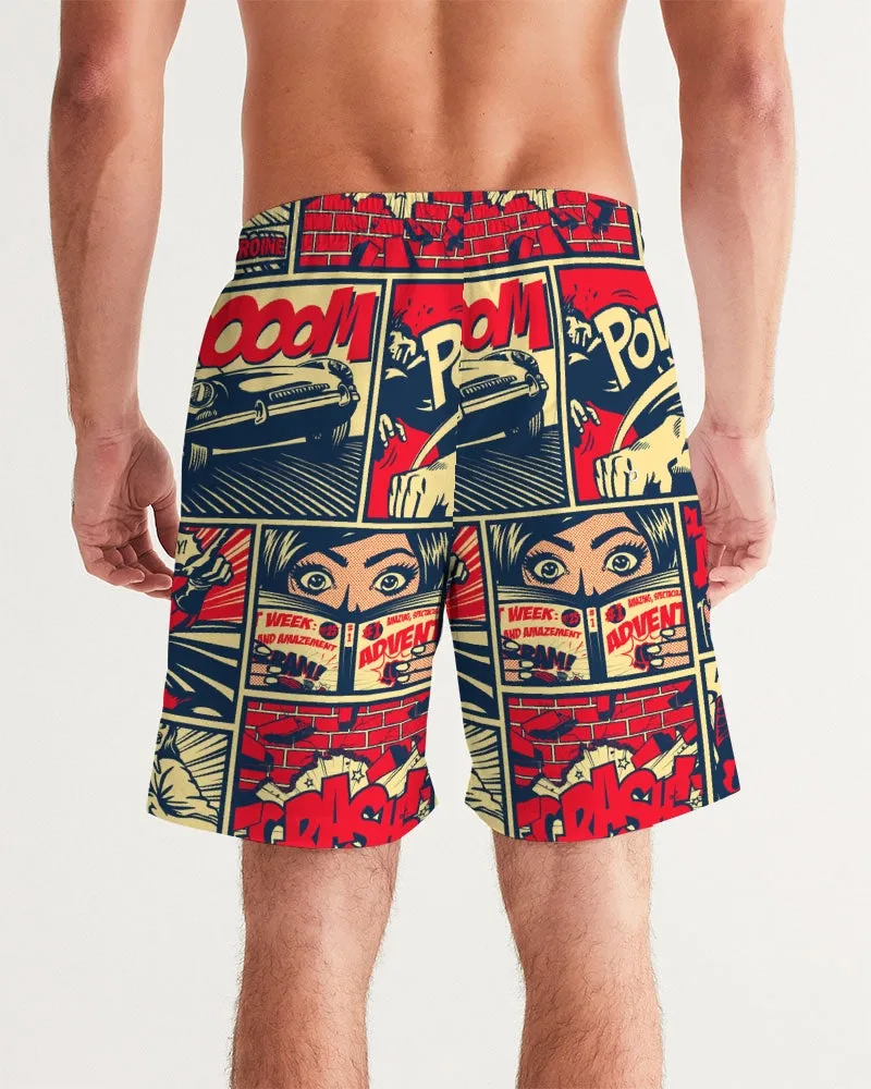 Comic Art Masculine Swim Trunk