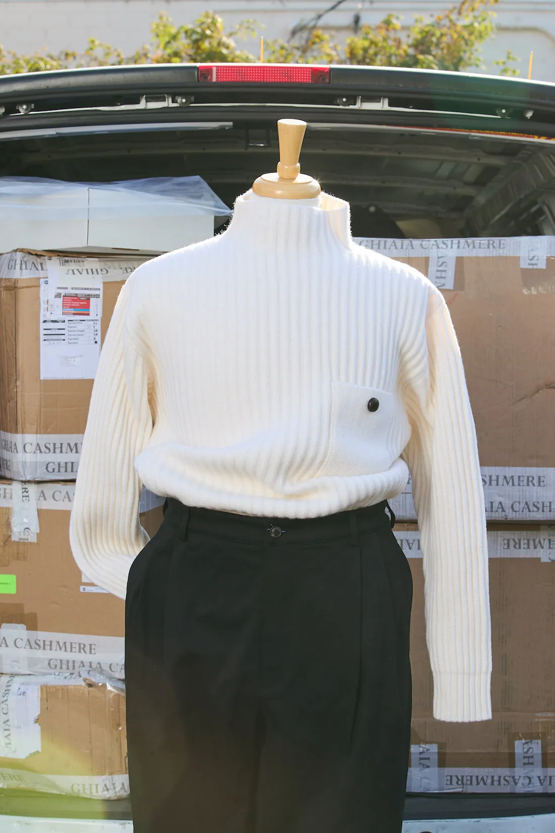 Commodore Wool Mock Neck