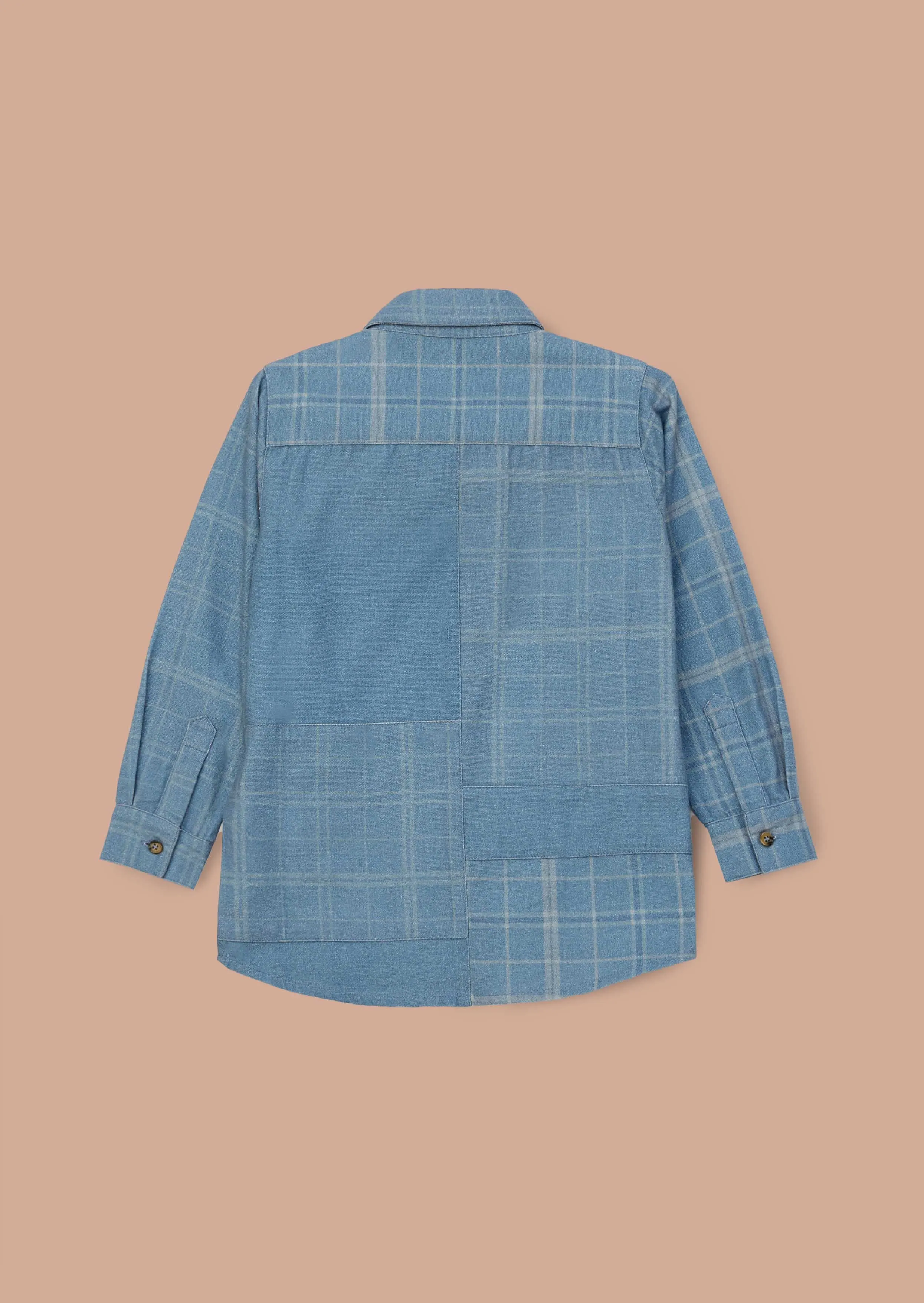 Connor Blue Block Check Shirt