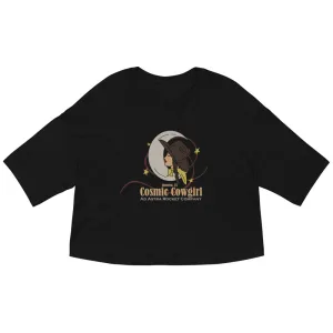 Cosmic Cowgirl Crop Top (Black)