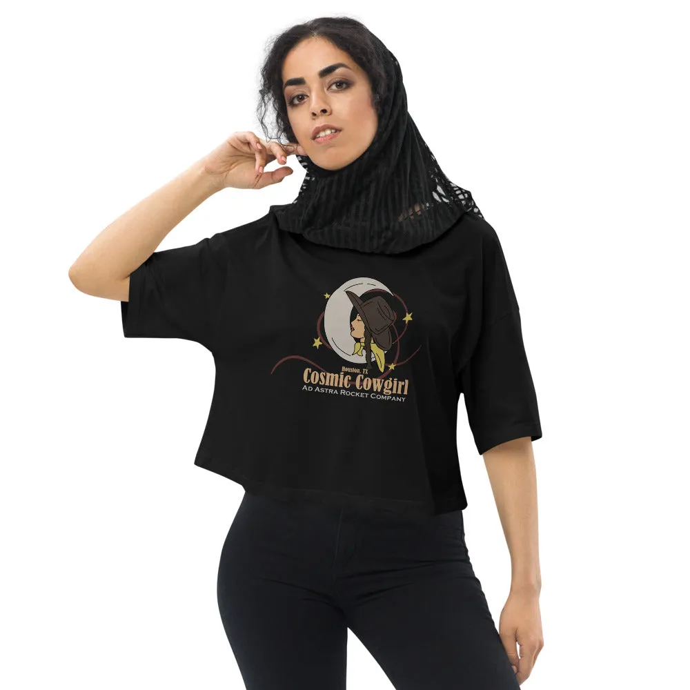 Cosmic Cowgirl Crop Top (Black)