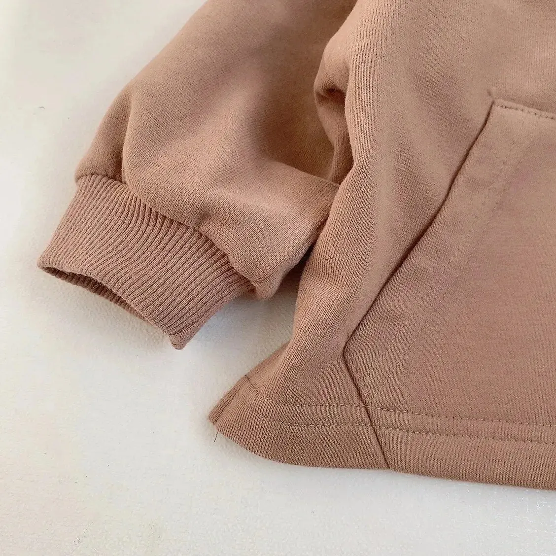 Cotton Embroidered Hoodies for Toddlers - Bear-Themed Sweatshirt for Kids
