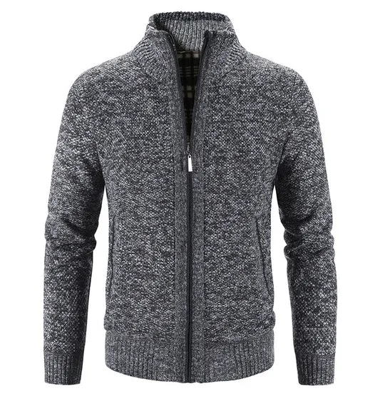 Cotton Knit Fleece Jacket - Enrich