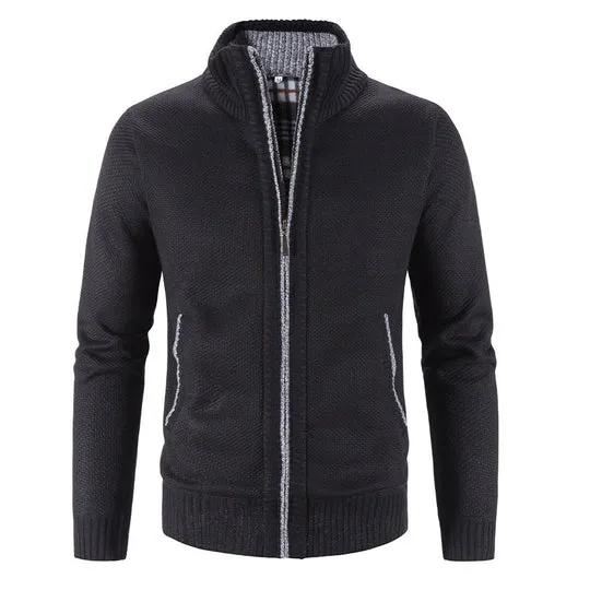 Cotton Knit Fleece Jacket - Enrich