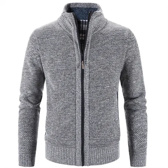 Cotton Knit Fleece Jacket - Enrich