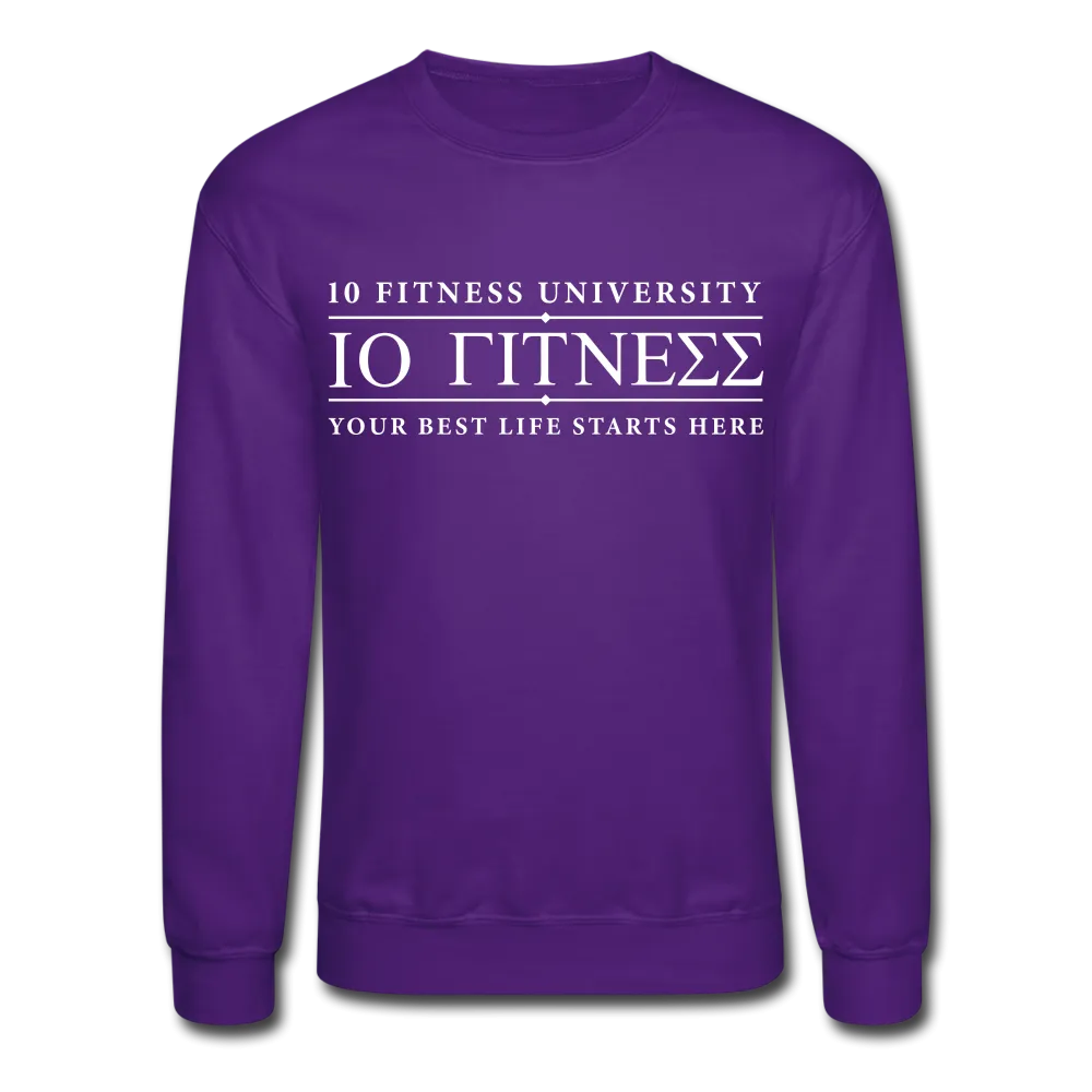 Crewneck Sweatshirt 10 Trainer Wht Ltr