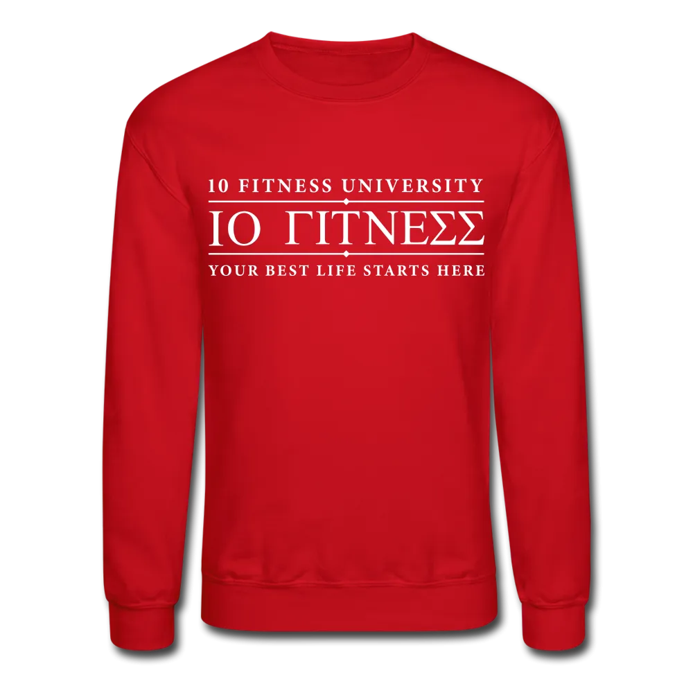 Crewneck Sweatshirt 10 Trainer Wht Ltr