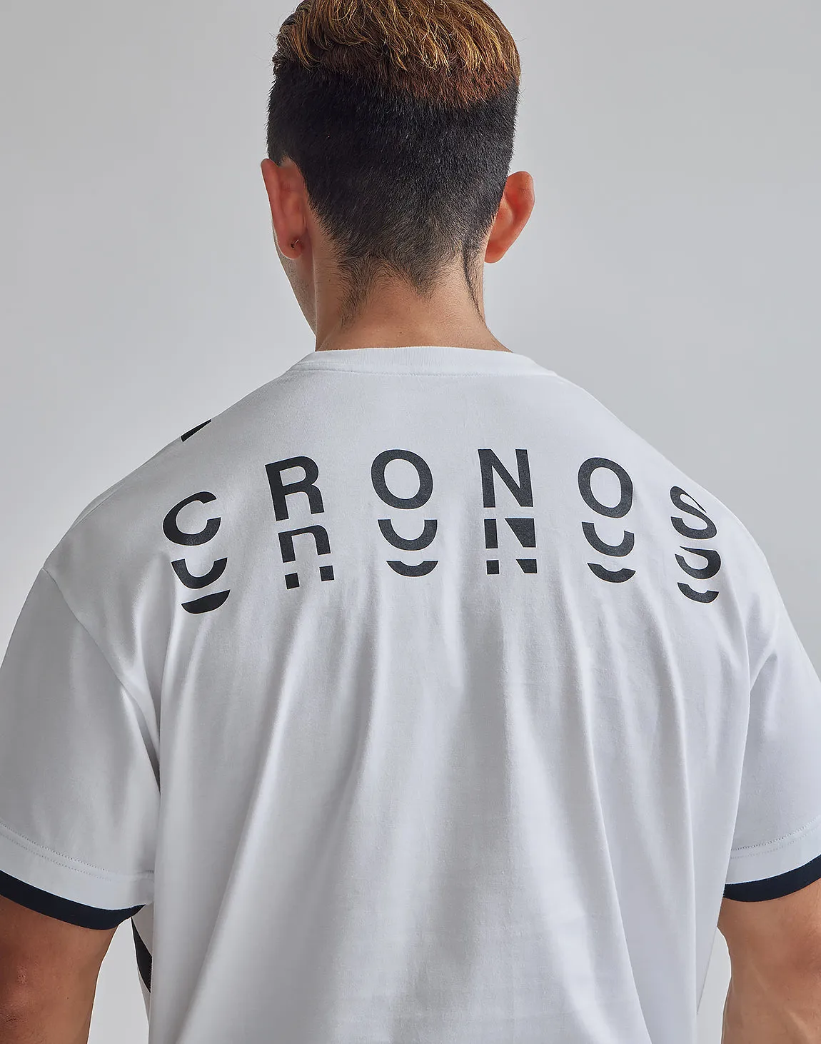 CRONOS APPEND OVERSIZE T-SHIRTS【NAVY】