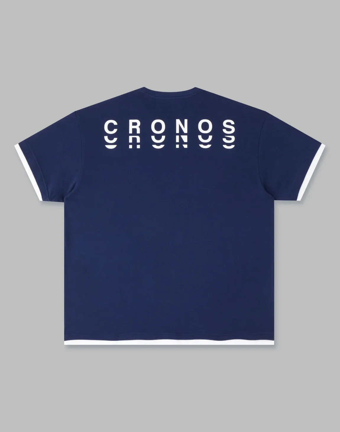 CRONOS APPEND OVERSIZE T-SHIRTS【NAVY】