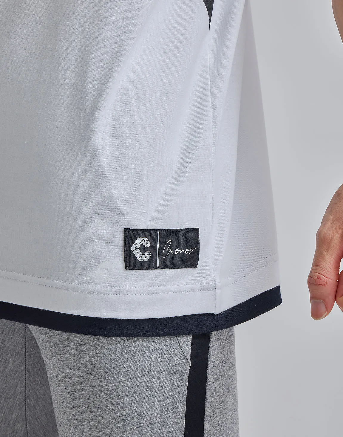 CRONOS APPEND OVERSIZE T-SHIRTS【NAVY】