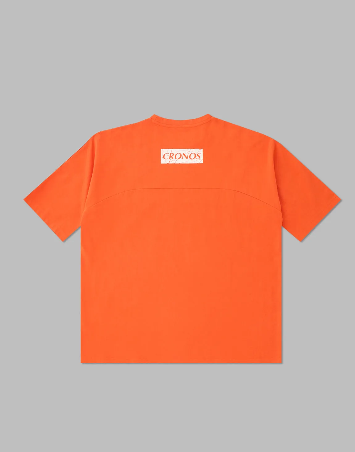 CRONOS  PIGMENTED OVERSIZE T-SHIRTS【ORANGE】