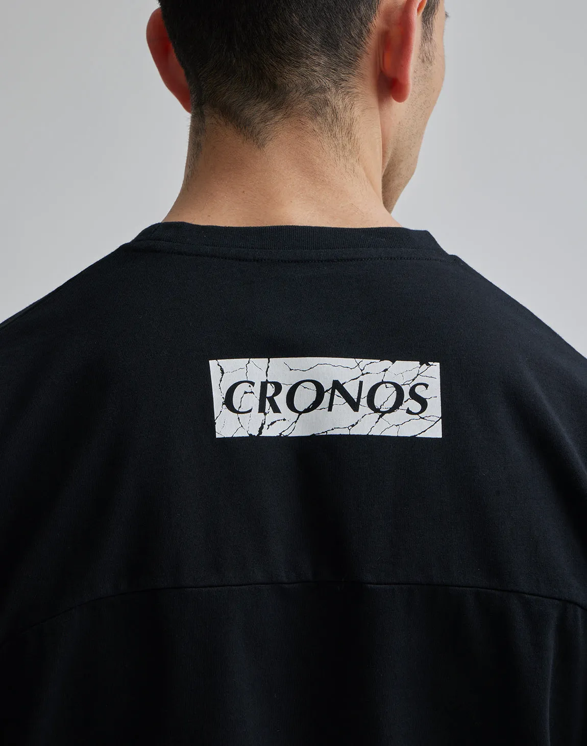 CRONOS  PIGMENTED OVERSIZE T-SHIRTS【ORANGE】