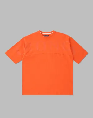CRONOS  PIGMENTED OVERSIZE T-SHIRTS【ORANGE】